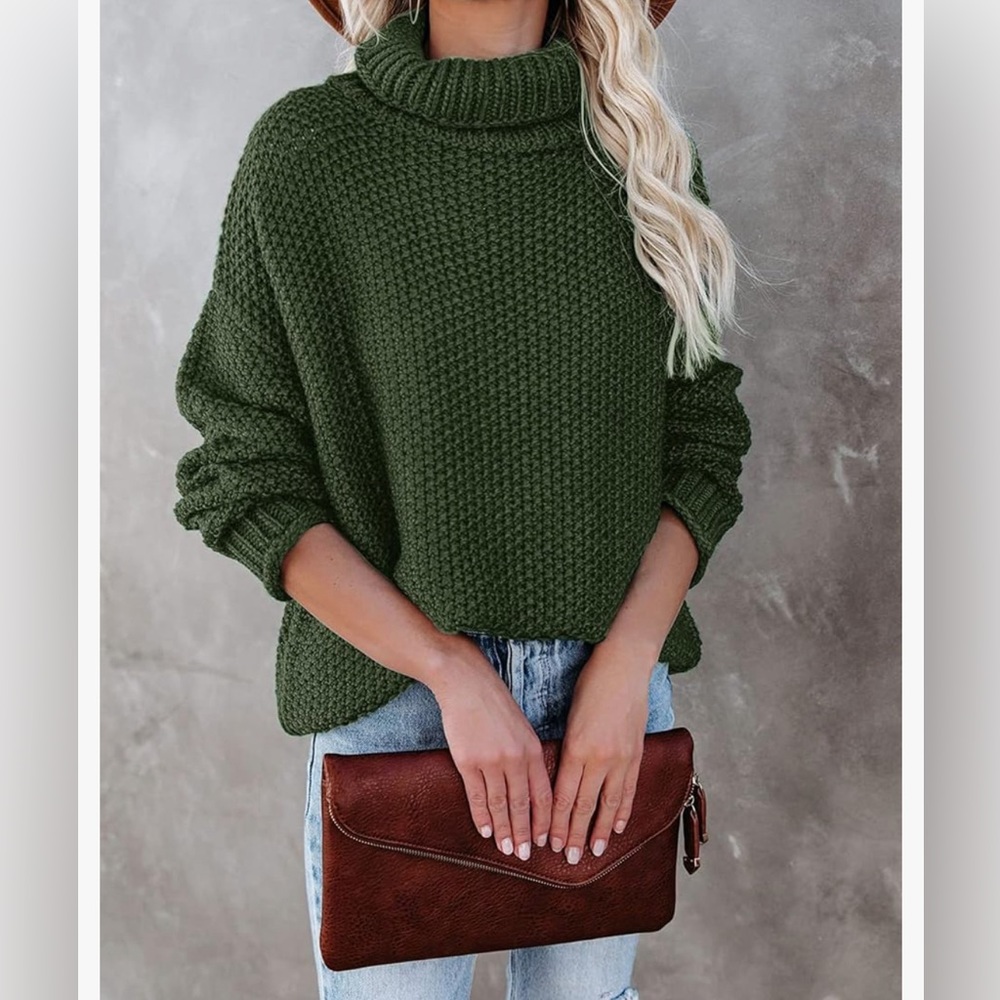Zesica chunky knit turtleneck